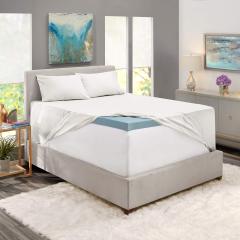 1Extra Deep Pocket King Size Sheets Sets - Fits Mattress 18-24 Inches Deep - Extra Deep Pocket Sheets - 6 Piece King Size Sheets - King Sheets Deep Pocket - Grey Sheets