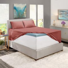 1Extra Deep Pocket King Size Sheets Sets - Fits Mattress 18-24 Inches Deep - Extra Deep Pocket Sheets - 6 Piece King Size Sheets - King Sheets Deep Pocket - Grey Sheets