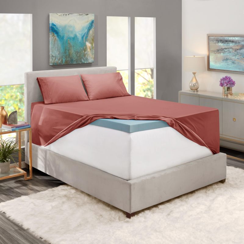 1Extra Deep Pocket King Size Sheets Sets - Fits Mattress 18-24 Inches Deep - Extra Deep Pocket Sheets - 6 Piece King Size Sheets - King Sheets Deep Pocket - Grey Sheets