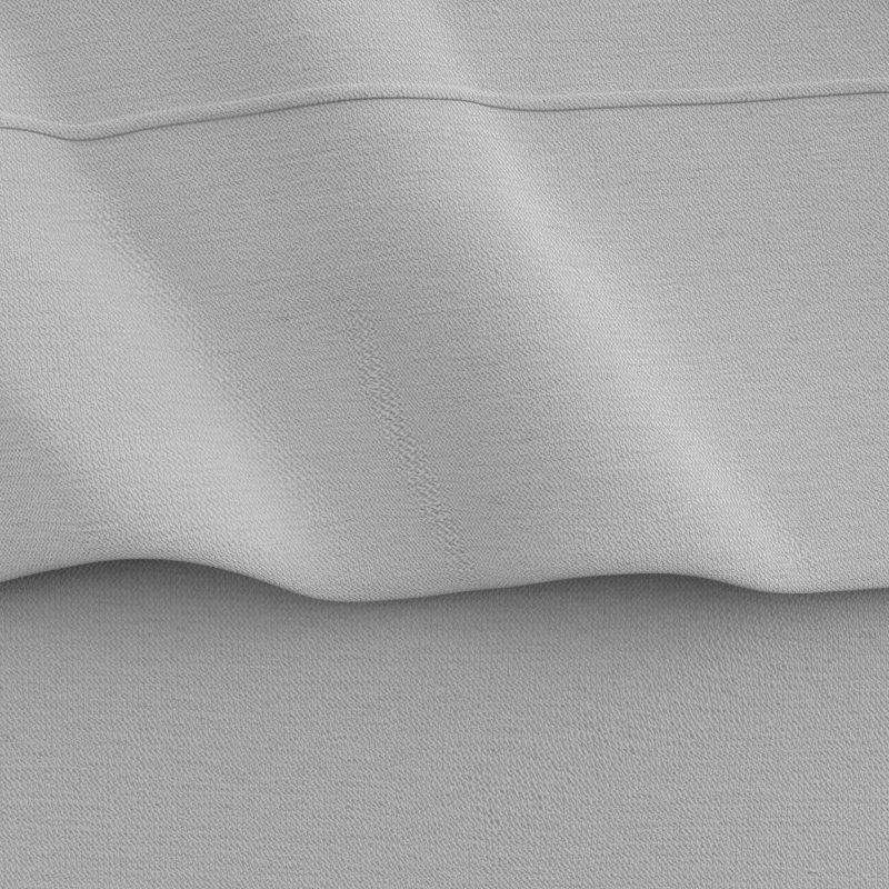 Cotton Jersey 4-Piece Bed Sheet Set, Queen, White, Solid