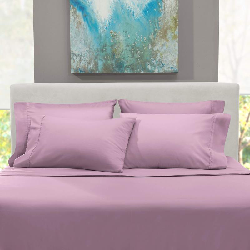 1Extra Deep Pocket King Size Sheets Sets - Fits Mattress 18-24 Inches Deep - Extra Deep Pocket Sheets - 6 Piece King Size Sheets - King Sheets Deep Pocket - Grey Sheets