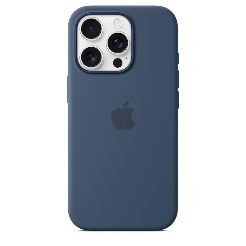 改Apple iPhone 16 Pro Silicone Case with MagSafe and Camera Control - Black ​​​​​​​