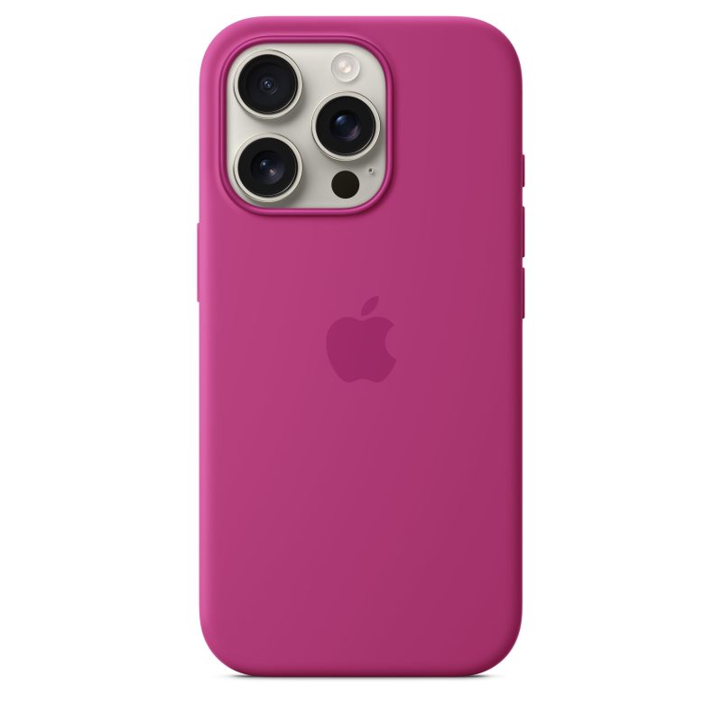 改Apple iPhone 16 Pro Silicone Case with MagSafe and Camera Control - Black ​​​​​​​