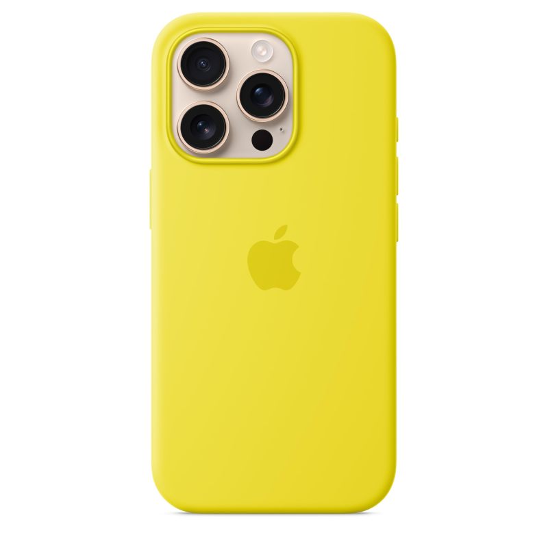 改Apple iPhone 16 Pro Silicone Case with MagSafe and Camera Control - Black ​​​​​​​