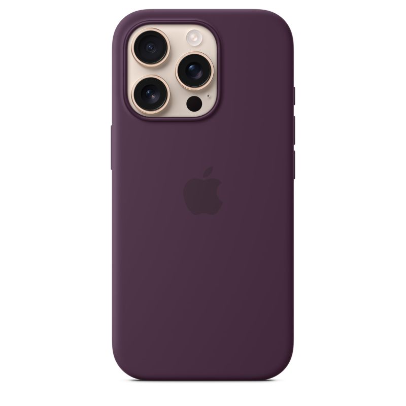 改Apple iPhone 16 Pro Silicone Case with MagSafe and Camera Control - Black ​​​​​​​