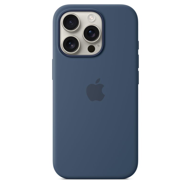 改Apple iPhone 16 Pro Silicone Case with MagSafe and Camera Control - Black ​​​​​​​