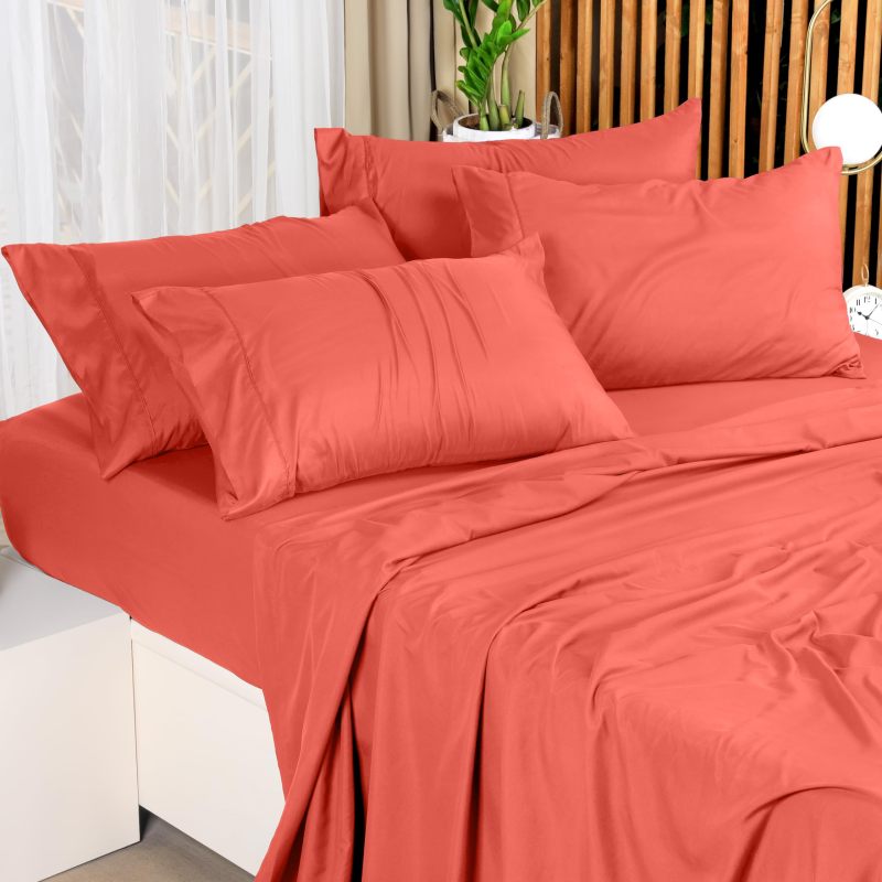 Queen Bed Sheets Set - 4 Piece Bedding - Brushed Microfiber - Shrinkage and Fade Resistant - Easy Care (Queen, Grey)