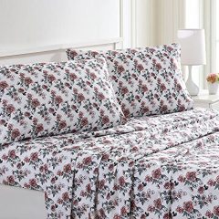 1    Modern Threads Silky Soft Microfiber and Wrinkle Free Sheets - Luxurious Microfiber Bed Sheets Includes Flat Sheet, Fitted Sheet with Deep Pockets, & Pillowcases Ivory, Full