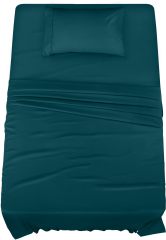 Queen Bed Sheets Set - 4 Piece Bedding - Brushed Microfiber - Shrinkage and Fade Resistant - Easy Care (Queen, Grey)