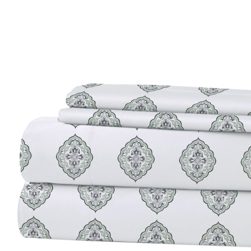 1    Modern Threads Silky Soft Microfiber and Wrinkle Free Sheets - Luxurious Microfiber Bed Sheets Includes Flat Sheet, Fitted Sheet with Deep Pockets, & Pillowcases Ivory, Full