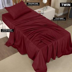 Queen Bed Sheets Set - 4 Piece Bedding - Brushed Microfiber - Shrinkage and Fade Resistant - Easy Care (Queen, Grey)