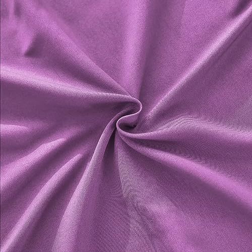 1    Baby Blue Full Size Bed Sheet Sets-Deep Pocket Fitted Sheet & Pillowcase Sets-4 Piece Soft Cooling Microfiber Bedsheets for Double Bed