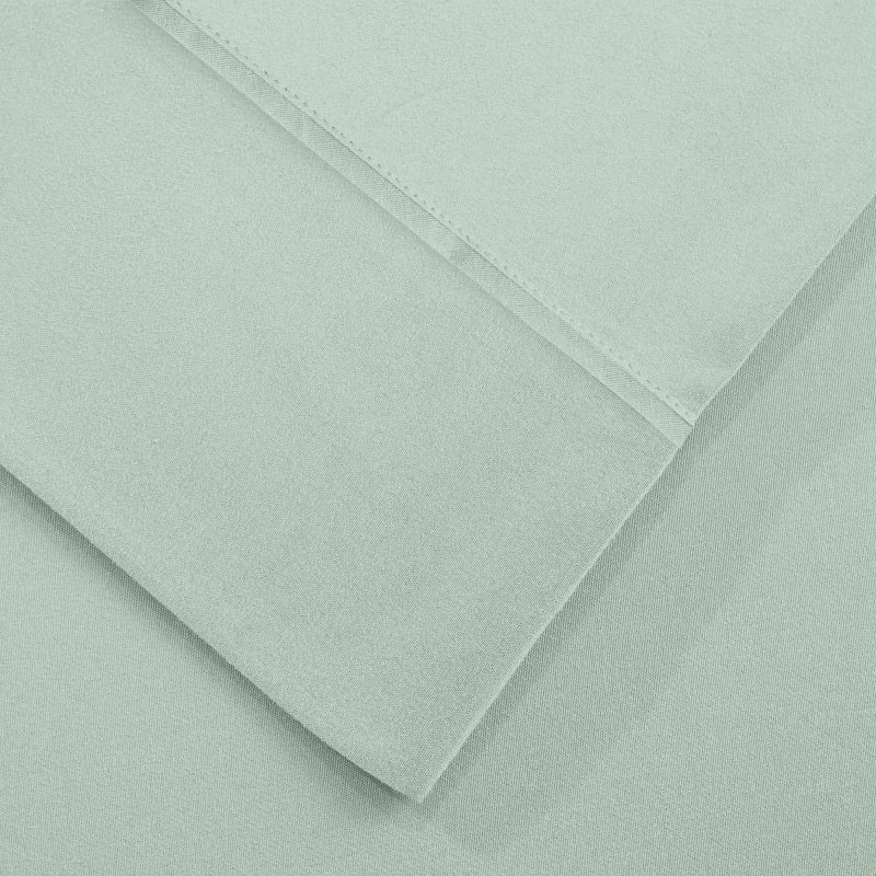 1    Modern Threads Silky Soft Microfiber and Wrinkle Free Sheets - Luxurious Microfiber Bed Sheets Includes Flat Sheet, Fitted Sheet with Deep Pockets, & Pillowcases Ivory, Full