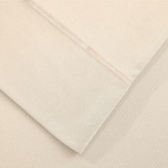 1    Modern Threads Silky Soft Microfiber and Wrinkle Free Sheets - Luxurious Microfiber Bed Sheets Includes Flat Sheet, Fitted Sheet with Deep Pockets, & Pillowcases Ivory, Full
