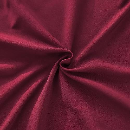 1    Baby Blue Full Size Bed Sheet Sets-Deep Pocket Fitted Sheet & Pillowcase Sets-4 Piece Soft Cooling Microfiber Bedsheets for Double Bed