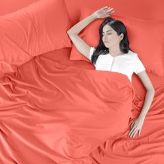Queen Bed Sheets Set - 4 Piece Bedding - Brushed Microfiber - Shrinkage and Fade Resistant - Easy Care (Queen, Grey)