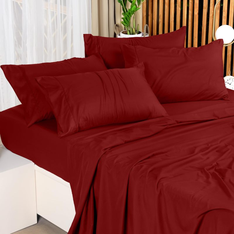 Queen Bed Sheets Set - 4 Piece Bedding - Brushed Microfiber - Shrinkage and Fade Resistant - Easy Care (Queen, Grey)