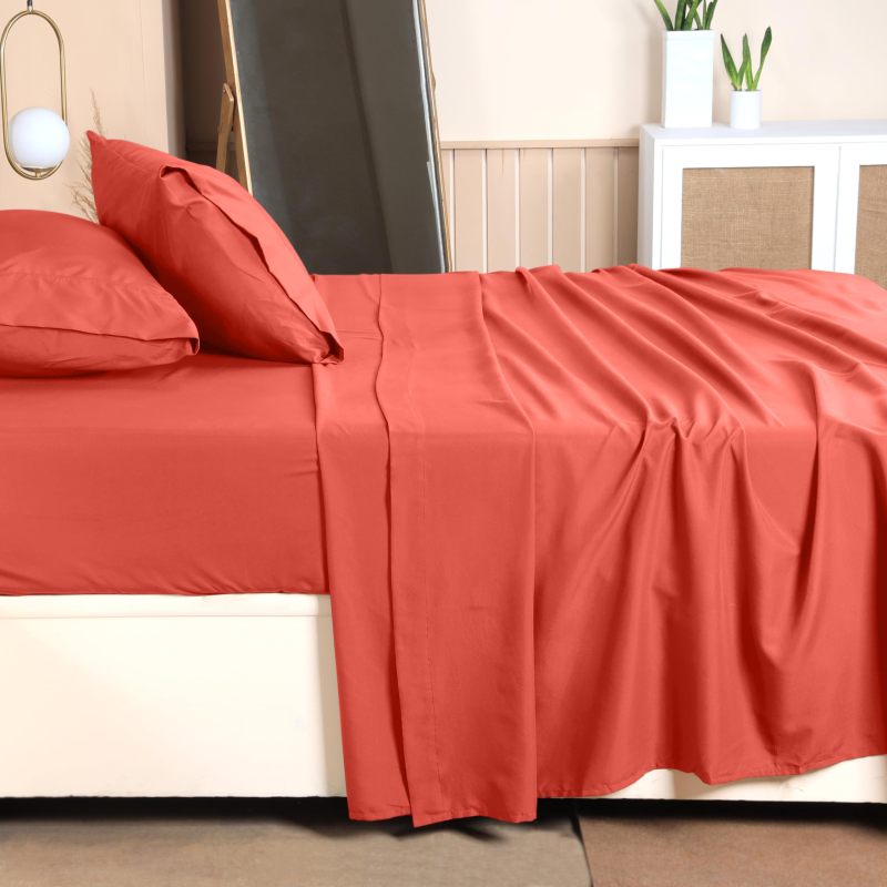 Queen Bed Sheets Set - 4 Piece Bedding - Brushed Microfiber - Shrinkage and Fade Resistant - Easy Care (Queen, Grey)
