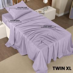Queen Bed Sheets Set - 4 Piece Bedding - Brushed Microfiber - Shrinkage and Fade Resistant - Easy Care (Queen, Grey)