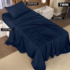 Queen Bed Sheets Set - 4 Piece Bedding - Brushed Microfiber - Shrinkage and Fade Resistant - Easy Care (Queen, Grey)