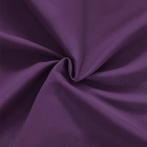 1    Baby Blue Full Size Bed Sheet Sets-Deep Pocket Fitted Sheet & Pillowcase Sets-4 Piece Soft Cooling Microfiber Bedsheets for Double Bed