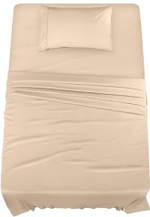 Queen Bed Sheets Set - 4 Piece Bedding - Brushed Microfiber - Shrinkage and Fade Resistant - Easy Care (Queen, Grey)