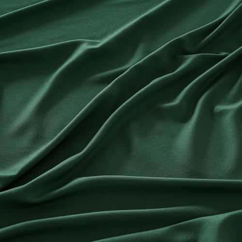 1    Baby Blue Full Size Bed Sheet Sets-Deep Pocket Fitted Sheet & Pillowcase Sets-4 Piece Soft Cooling Microfiber Bedsheets for Double Bed