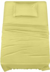 Queen Bed Sheets Set - 4 Piece Bedding - Brushed Microfiber - Shrinkage and Fade Resistant - Easy Care (Queen, Grey)