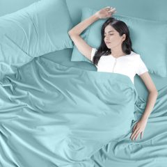 Queen Bed Sheets Set - 4 Piece Bedding - Brushed Microfiber - Shrinkage and Fade Resistant - Easy Care (Queen, Grey)