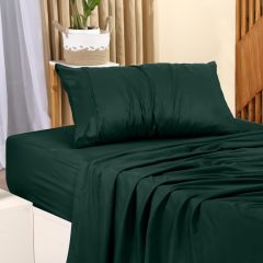 Queen Bed Sheets Set - 4 Piece Bedding - Brushed Microfiber - Shrinkage and Fade Resistant - Easy Care (Queen, Grey)