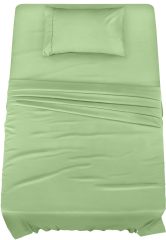 Queen Bed Sheets Set - 4 Piece Bedding - Brushed Microfiber - Shrinkage and Fade Resistant - Easy Care (Queen, Grey)