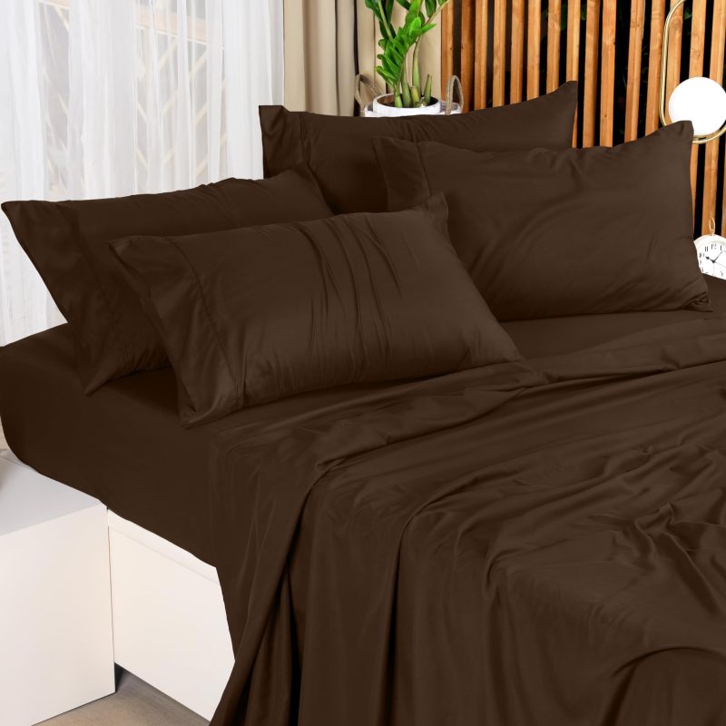 Queen Bed Sheets Set - 4 Piece Bedding - Brushed Microfiber - Shrinkage and Fade Resistant - Easy Care (Queen, Grey)