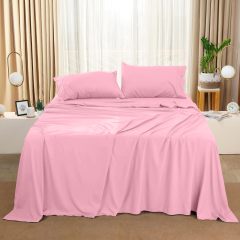 Queen Bed Sheets Set - 4 Piece Bedding - Brushed Microfiber - Shrinkage and Fade Resistant - Easy Care (Queen, Grey)