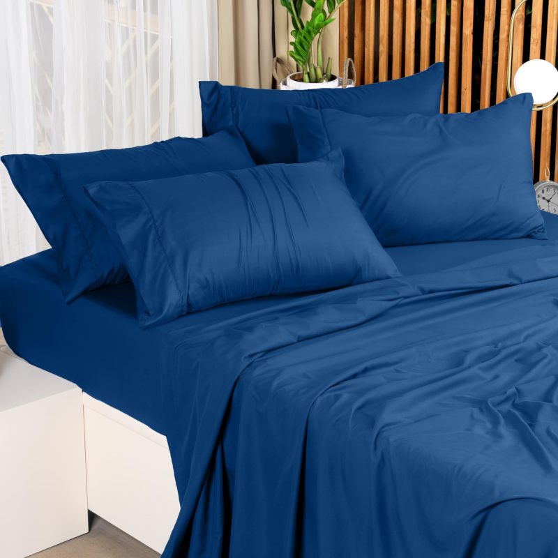 Queen Bed Sheets Set - 4 Piece Bedding - Brushed Microfiber - Shrinkage and Fade Resistant - Easy Care (Queen, Grey)