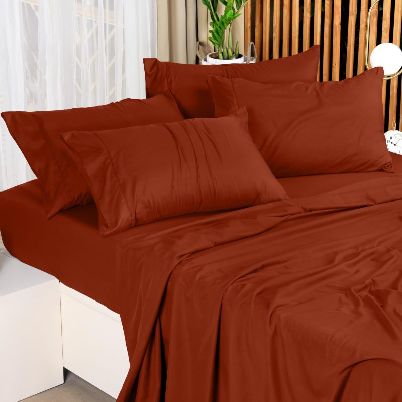 Queen Bed Sheets Set - 4 Piece Bedding - Brushed Microfiber - Shrinkage and Fade Resistant - Easy Care (Queen, Grey)
