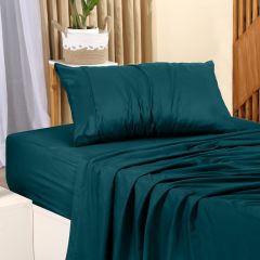 Queen Bed Sheets Set - 4 Piece Bedding - Brushed Microfiber - Shrinkage and Fade Resistant - Easy Care (Queen, Grey)