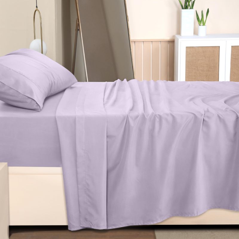 Queen Bed Sheets Set - 4 Piece Bedding - Brushed Microfiber - Shrinkage and Fade Resistant - Easy Care (Queen, Grey)