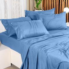 Queen Bed Sheets Set - 4 Piece Bedding - Brushed Microfiber - Shrinkage and Fade Resistant - Easy Care (Queen, Grey)
