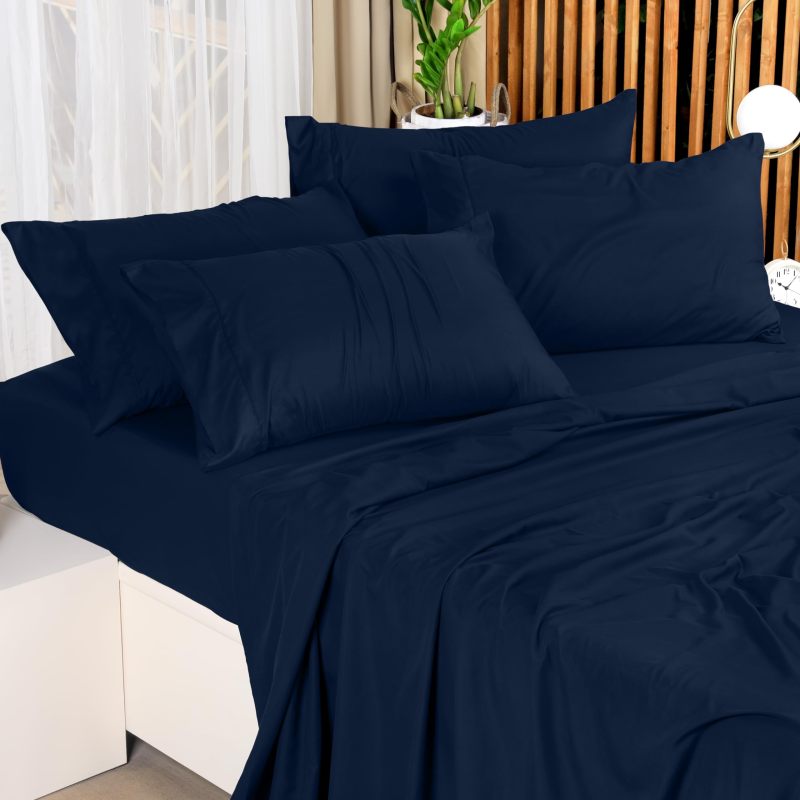 Queen Bed Sheets Set - 4 Piece Bedding - Brushed Microfiber - Shrinkage and Fade Resistant - Easy Care (Queen, Grey)