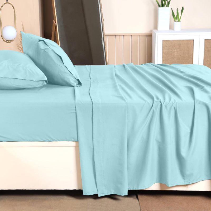 Queen Bed Sheets Set - 4 Piece Bedding - Brushed Microfiber - Shrinkage and Fade Resistant - Easy Care (Queen, Grey)