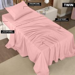 Queen Bed Sheets Set - 4 Piece Bedding - Brushed Microfiber - Shrinkage and Fade Resistant - Easy Care (Queen, Grey)