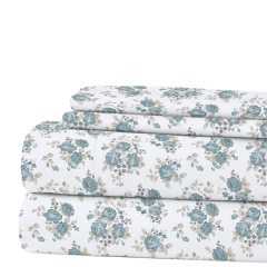 1    Modern Threads Silky Soft Microfiber and Wrinkle Free Sheets - Luxurious Microfiber Bed Sheets Includes Flat Sheet, Fitted Sheet with Deep Pockets, & Pillowcases Ivory, Full