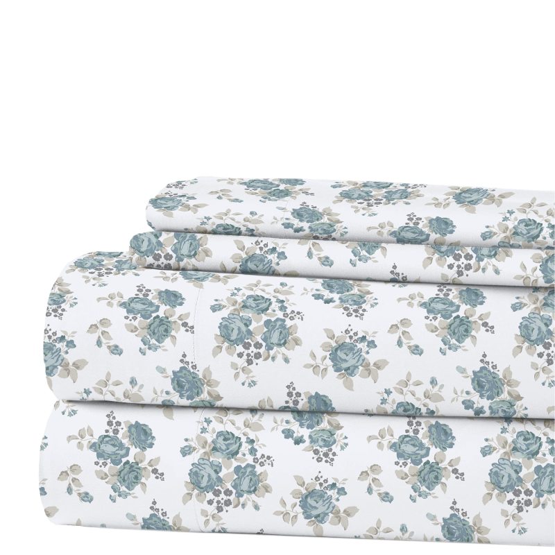 1    Modern Threads Silky Soft Microfiber and Wrinkle Free Sheets - Luxurious Microfiber Bed Sheets Includes Flat Sheet, Fitted Sheet with Deep Pockets, & Pillowcases Ivory, Full