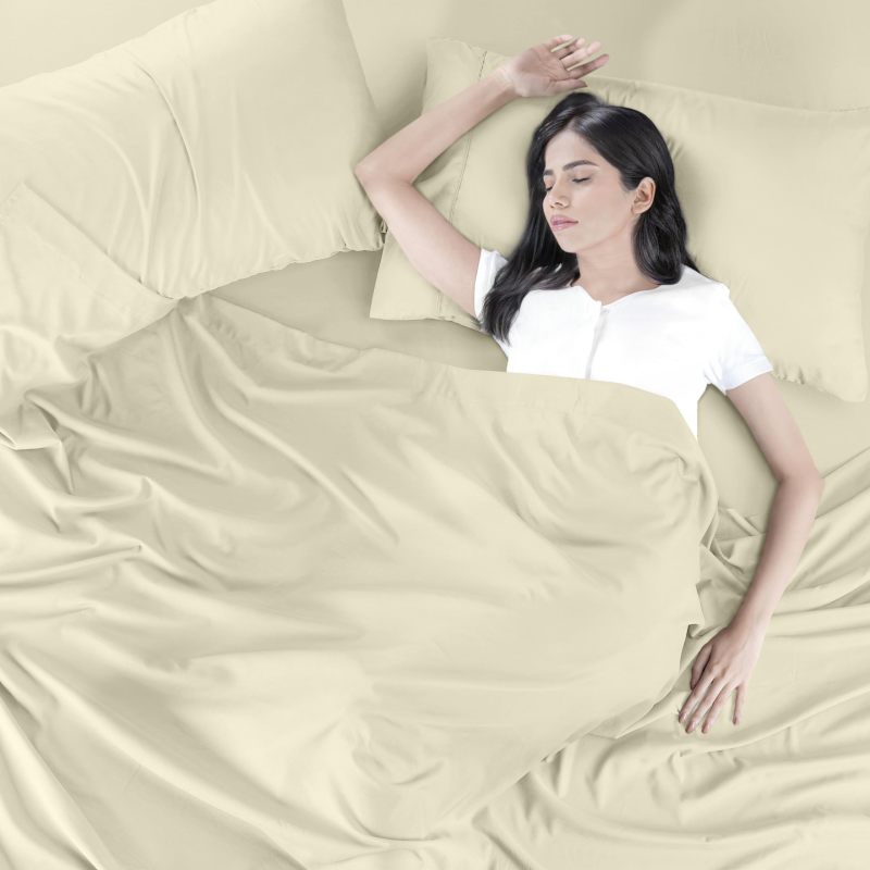 Queen Bed Sheets Set - 4 Piece Bedding - Brushed Microfiber - Shrinkage and Fade Resistant - Easy Care (Queen, Grey)