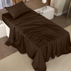 Queen Bed Sheets Set - 4 Piece Bedding - Brushed Microfiber - Shrinkage and Fade Resistant - Easy Care (Queen, Grey)