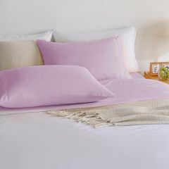 1    Baby Blue Full Size Bed Sheet Sets-Deep Pocket Fitted Sheet & Pillowcase Sets-4 Piece Soft Cooling Microfiber Bedsheets for Double Bed