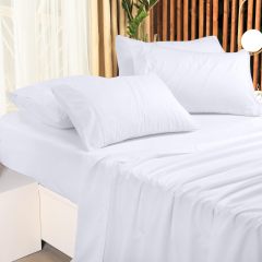 Queen Bed Sheets Set - 4 Piece Bedding - Brushed Microfiber - Shrinkage and Fade Resistant - Easy Care (Queen, Grey)