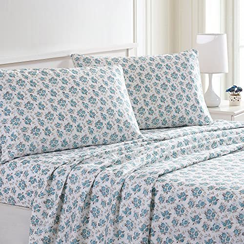 1    Modern Threads Silky Soft Microfiber and Wrinkle Free Sheets - Luxurious Microfiber Bed Sheets Includes Flat Sheet, Fitted Sheet with Deep Pockets, & Pillowcases Ivory, Full