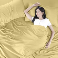 Queen Bed Sheets Set - 4 Piece Bedding - Brushed Microfiber - Shrinkage and Fade Resistant - Easy Care (Queen, Grey)