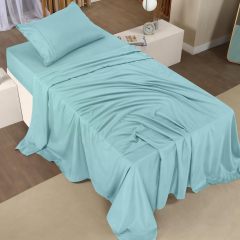 Queen Bed Sheets Set - 4 Piece Bedding - Brushed Microfiber - Shrinkage and Fade Resistant - Easy Care (Queen, Grey)